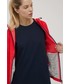 Bluza Cmp bluza damska kolor czerwony z kapturem melanżowa
