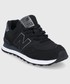 Sneakersy New Balance buty WL574DM2 kolor czarny
