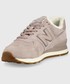 Sneakersy New Balance sneakersy skórzane WL574LW2 kolor różowy
