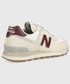 Sneakersy New Balance sneakersy WL574RCF kolor beżowy