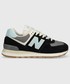 Sneakersy New Balance sneakersy WL574RCA kolor czarny