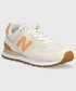 Sneakersy New Balance sneakersy WL574RD2 kolor beżowy