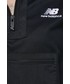 Kurtka New Balance kurtka WJ21501BK damska kolor czarny przejściowa oversize