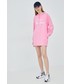Sukienka New Balance sukienka WD21501VPK kolor różowy mini oversize