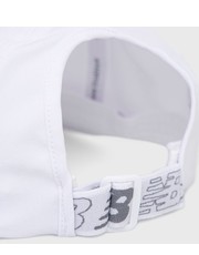 Czapka czapka z daszkiem kolor biały z nadrukiem - Answear.com New Balance