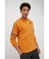 Bluza męska New Balance bluza męska kolor pomarańczowy z aplikacją
