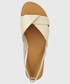 Sandały Vagabond sandały skórzane TIA damskie kolor beżowy
