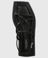 Sandały Vagabond sandały skórzane EVY damskie kolor czarny na platformie