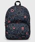 Plecak Roxy plecak 4202929190 damski kolor czarny mały wzorzysty