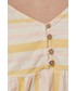 Bluzka Roxy bluzka bawełniana kolor beżowy