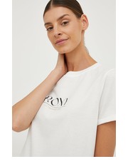 Bluzka t-shirt bawełniany kolor biały - Answear.com Roxy