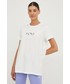 Bluzka Roxy t-shirt bawełniany kolor biały