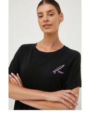 Bluzka t-shirt bawełniany kolor czarny - Answear.com Roxy