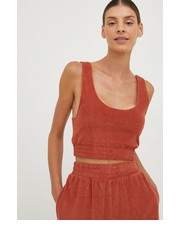 Bluzka top damski kolor pomarańczowy - Answear.com Roxy