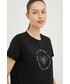 Bluzka Roxy t-shirt bawełniany kolor czarny