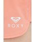 Spodnie Roxy szorty damskie kolor pomarańczowy z nadrukiem high waist