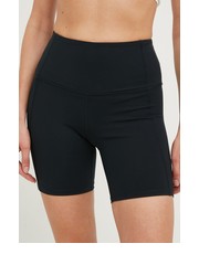 Spodnie szorty treningowe Sublime Sunshine damskie kolor czarny gładkie high waist - Answear.com Roxy