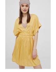 Sukienka sukienka kolor żółty mini rozkloszowana - Answear.com Roxy