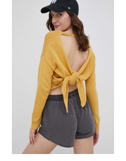 Sweter sweter damski kolor żółty - Answear.com Roxy