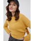 Sweter Roxy sweter damski kolor żółty