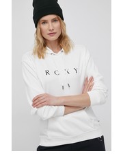 Bluza bluza damska kolor biały z kapturem z nadrukiem - Answear.com Roxy
