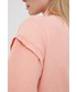 Bluza Roxy bluza damska kolor pomarańczowy gładka