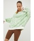 Bluza Roxy bluza bawełniana 6110209900 damska kolor zielony wzorzysta