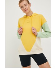 Bluza bluza damska kolor żółty z kapturem wzorzysta - Answear.com Roxy