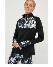 Bluza bluza treningowa Big Gel damska kolor czarny wzorzysta - Answear.com Roxy