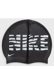Czapka czepek pływacki Wave Stripe kolor czarny - Answear.com Nike