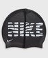 Czapka Nike czepek pływacki Wave Stripe kolor czarny