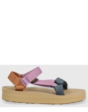 Sandały sandały Midform Universal damskie kolor beżowy na platformie - Answear.com Teva