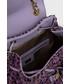 Plecak Guess Plecak damski kolor fioletowy mały wzorzysty