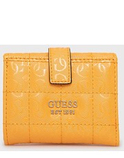 Portfel portfel damski kolor pomarańczowy - Answear.com Guess