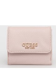 Portfel portfel damski kolor różowy - Answear.com Guess