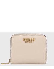 Portfel portfel damski kolor beżowy - Answear.com Guess