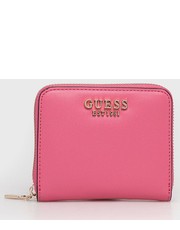 Portfel portfel damski kolor różowy - Answear.com Guess