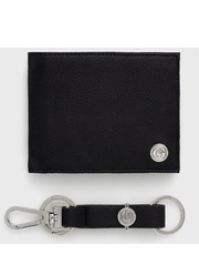 Portfel portfel + brelok męski kolor czarny - Answear.com Guess