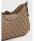 Shopper bag Guess torebka kolor brązowy