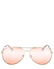 Okulary okulary przeciwsłoneczne damskie kolor złoty - Answear.com Guess