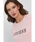 Bluzka Guess - T-shirt bawełniany
