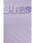 Bluzka Guess t-shirt damski kolor fioletowy