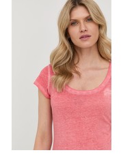 Bluzka t-shirt damski kolor pomarańczowy - Answear.com Guess