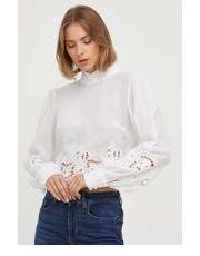 Bluzka bluzka damska kolor biały gładka - Answear.com Guess