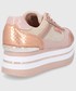 Sneakersy Guess Buty kolor różowy na platformie