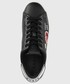Sneakersy Guess buty skórzane ROCKIES kolor czarny