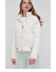Kurtka kurtka damska kolor biały zimowa - Answear.com Guess