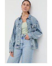 Kurtka kurtka jeansowa damska przejściowa oversize - Answear.com Guess