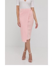 Spódnica spódnica kolor różowy midi ołówkowa - Answear.com Guess