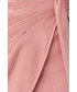 Spódnica Guess spódnica kolor różowy mini prosta